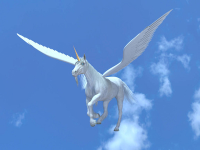 飞马座的 3d cg 渲染.照片