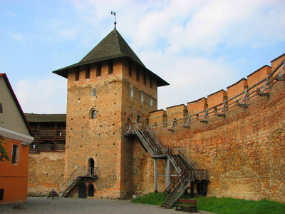 卢茨克城堡 Lubart 城堡 在卢茨克，乌克兰