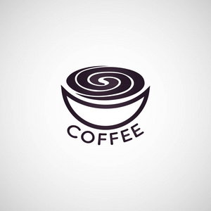 咖啡的标志图标矢量图