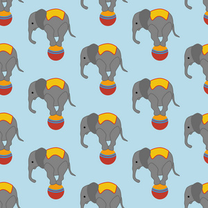 大象在马戏团模式