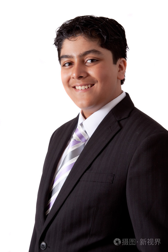 印度少年的一套西装