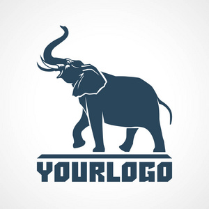 大象摘要大象 logo 标志标签标志矢量图照片