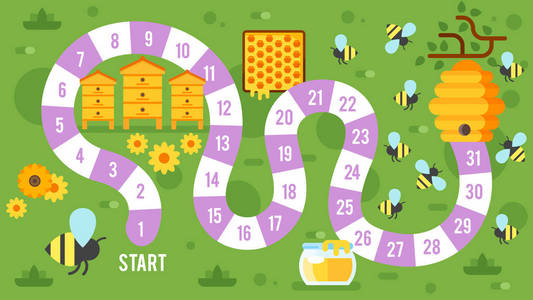 孩子们亲爱的棋盘游戏照片