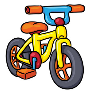 自行车可爱卡通