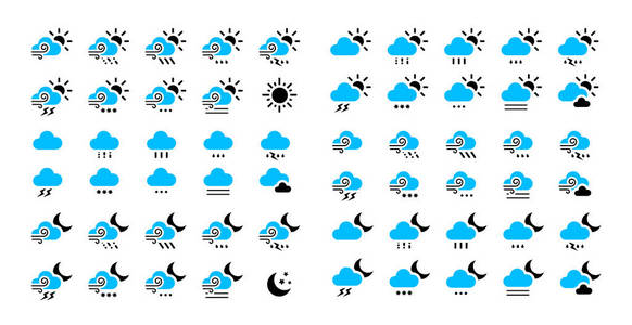 天气符号集