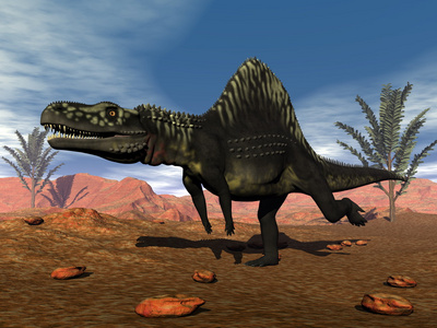 Arizonasaurus 恐龙3d 渲染