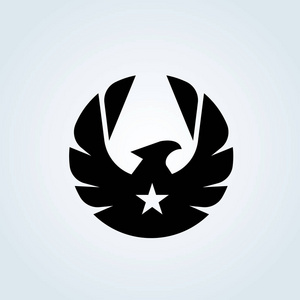 飞鹰 Logo，小鸟标志套装，猎鹰徽标，鹰标志，矢量标志模板