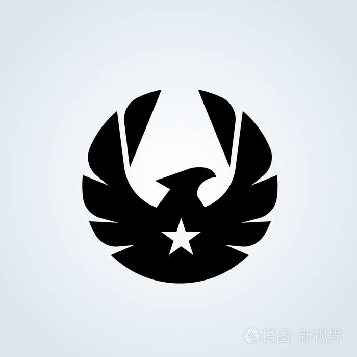 飞鹰logo,小鸟标志套装,猎鹰徽标,鹰标志,矢量标志模板