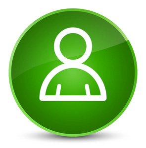 会员图标优雅绿色圆形按钮照片