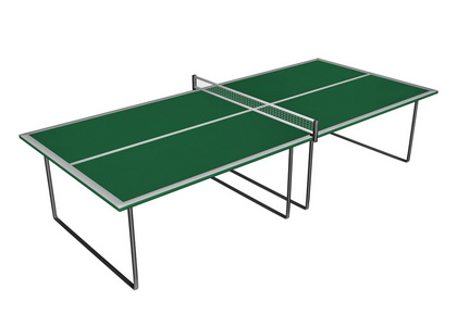 乒乓球桌3d 渲染