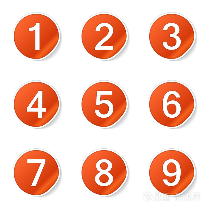 数字计数图标集