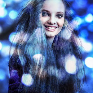 彩脸流行艺术.照片