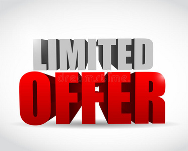 限量发售文字三维信息插画设计照片