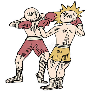 拳击手打架