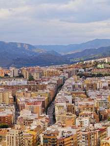 西班牙马拉加城市景观