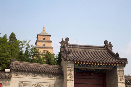 中国西安大雁塔图片
