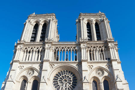巴黎圣母大教堂的塔楼。