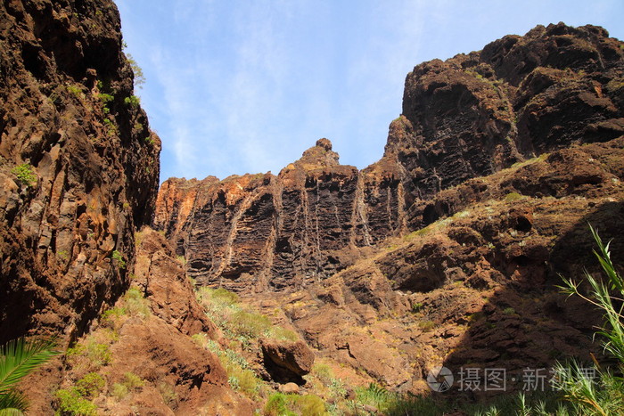 山风景的三峡 maska