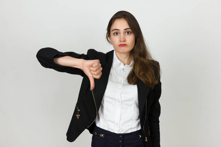 向下的大拇指图片