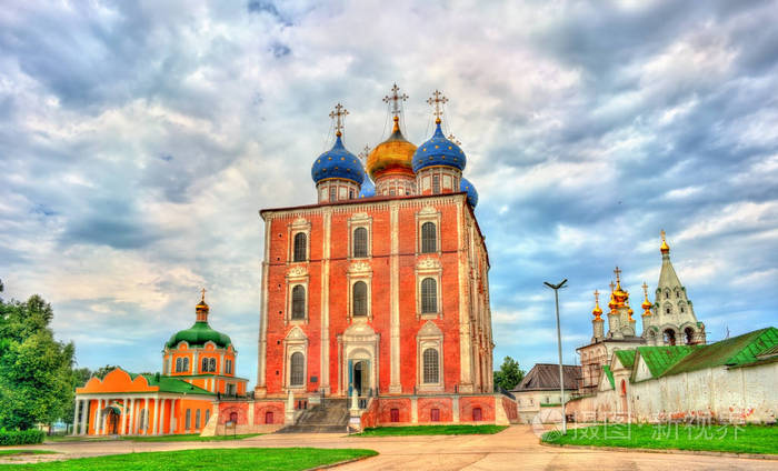 假设大教堂的俄罗斯梁赞克里姆林宫