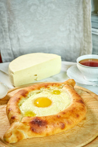 阿传统大饼khachapuri 或 hachapuri