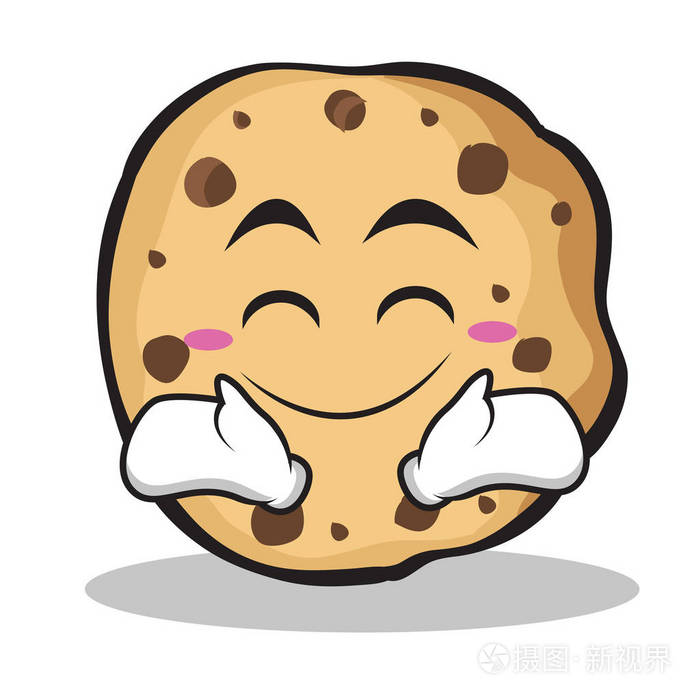 幸福的脸甜饼干人物卡通插画-正版商用图片0uz9my-摄图新视界