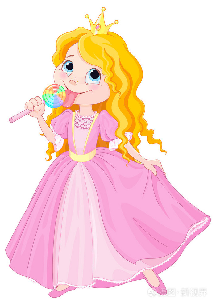 公主舔棒棒糖