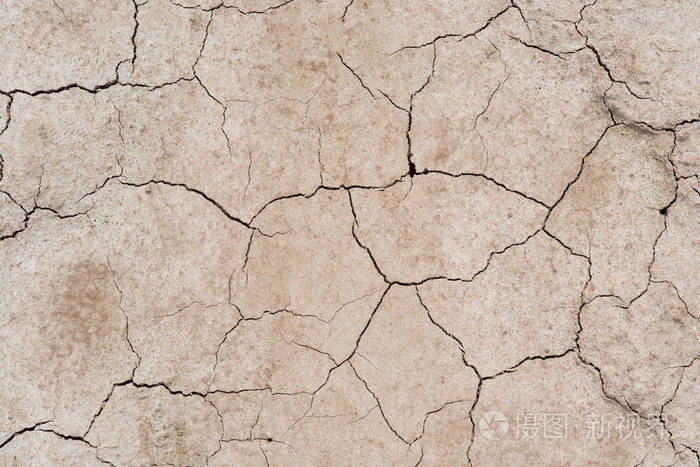 裂的土壤干旱的大地纹理背景