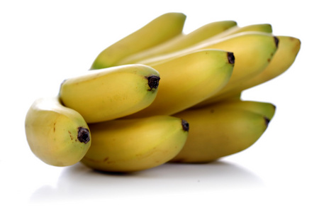 黄成熟的香蕉