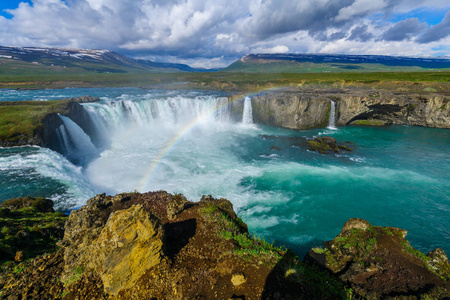 Godafoss 瀑布观