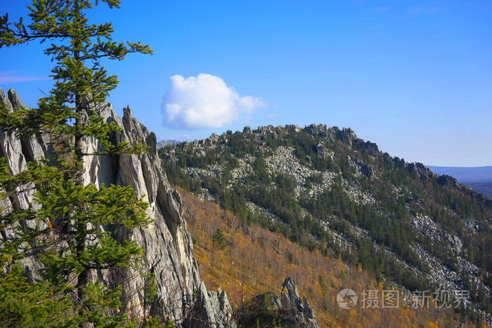 南部乌拉尔山.俄罗斯