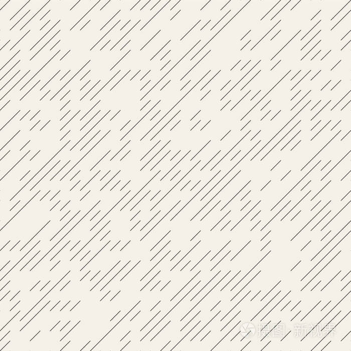 矢量网格图案无缝不规则线条时髦的单色纹理抽象的几何背景设计