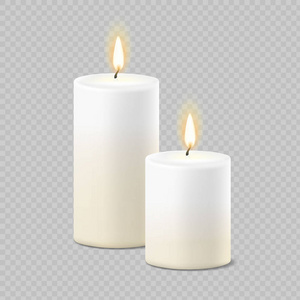 白色蜡烛表情包图片