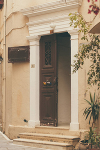背景纹理的建筑物，建筑门窗的元素的部分。在老前门到房子