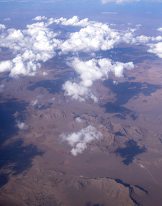 空中的天空背景