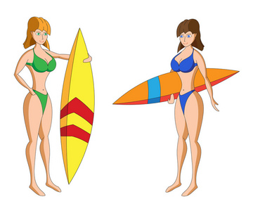 动漫比基尼图片