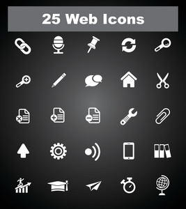 非常 uiseful web 图标。eps 10