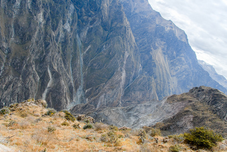 秘鲁的科尔卡大峡谷全景