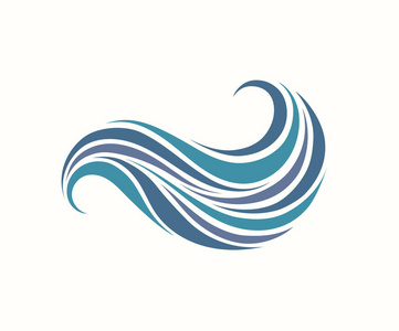 水波浪矢量图案装饰照片