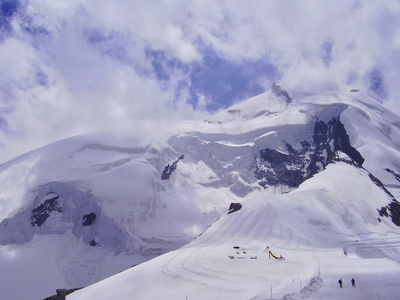 冬季阿尔卑斯山