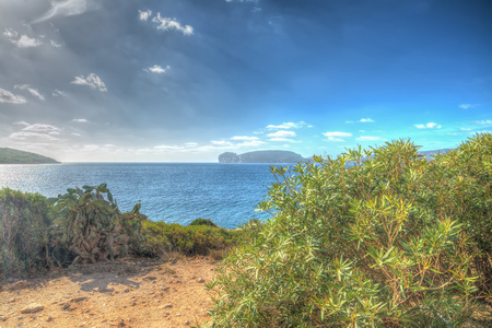 在 hdr 波尔图康特海岸线