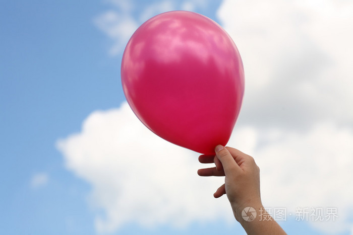 气球在手