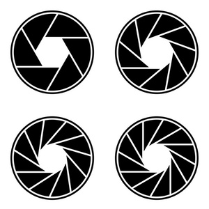 快门光圈抽象图标照片