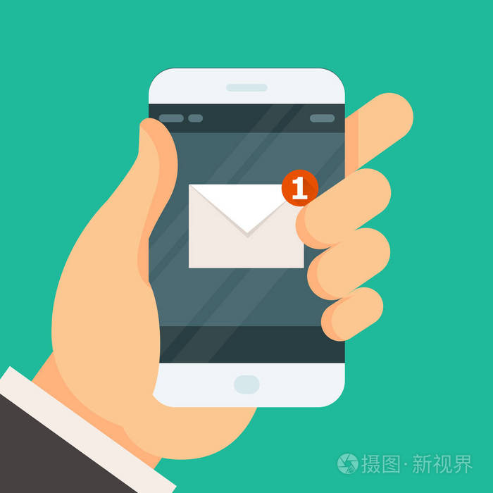 智能手机-电子邮件收到新传入消息