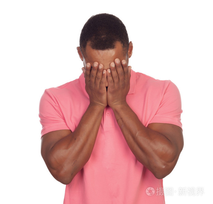 焦急的拉丁男孩