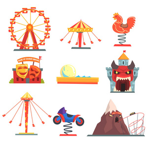 景点卡通图片