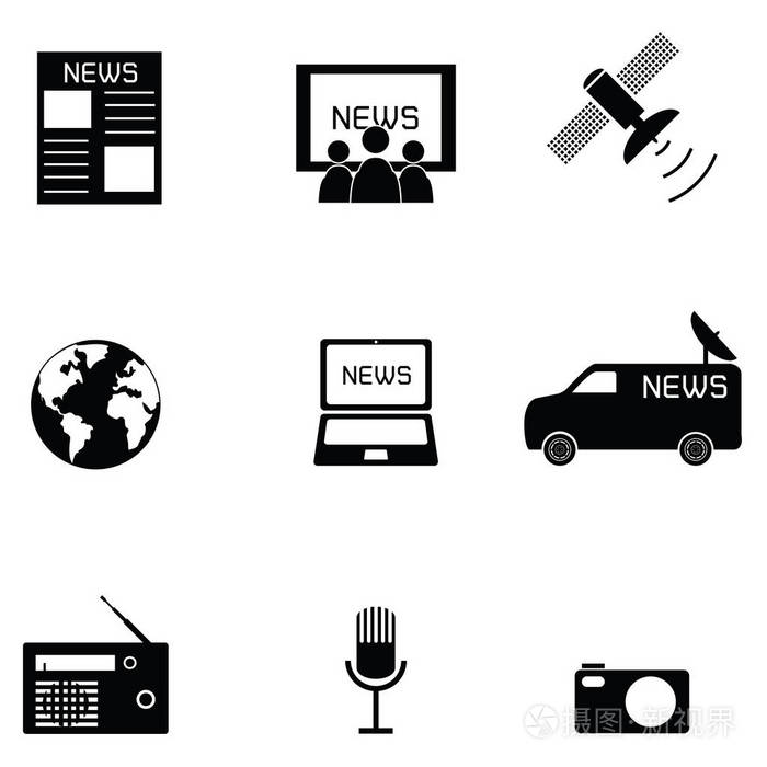 新闻图标集