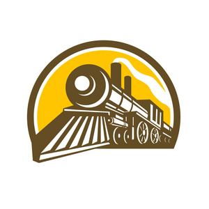 蒸气机车火车图标图片