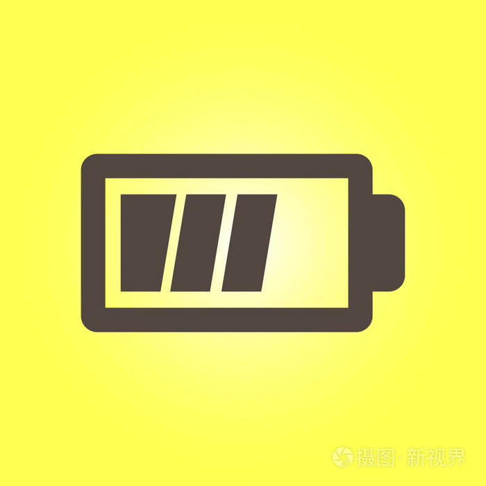 摄图新视界 插画 标志,符号 电池图标.eps