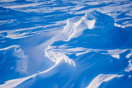 在北极雪平原雪多维数据集模式雪花线营 Barneo